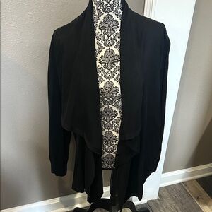 DKNYC Black Women's Cardigan l/xl NWT